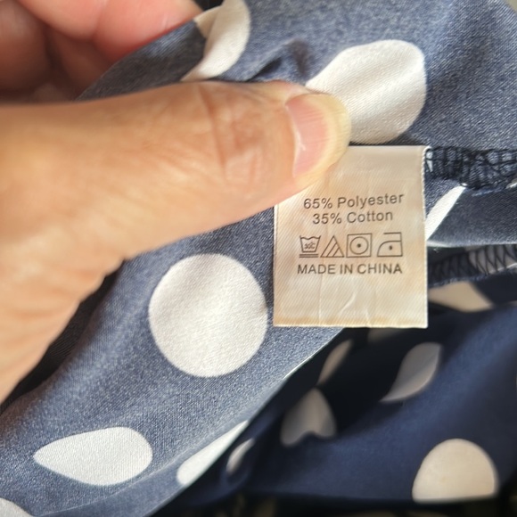 Polka Dot Women’s‎ Cropped Jumpsuit. Size L - Picture 15 of 16